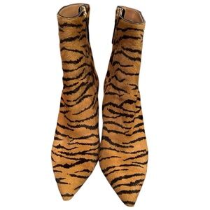 AQUAZURRA ALMA ANIMAL PRINT BOOTS - SZ 38/7.5